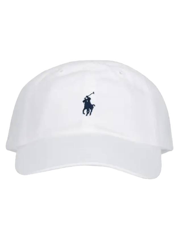 Embroidered Pony Ball Cap White - POLO RALPH LAUREN - BALAAN 1