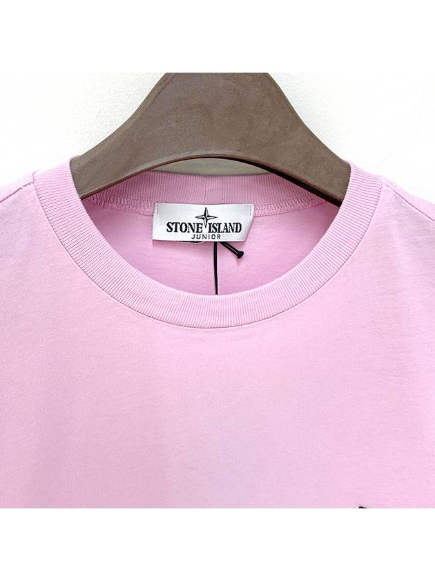 Kids T-shirt T shirt 801620147 V0080 PINK PINK - STONE ISLAND - BALAAN 5