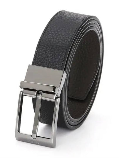 Shiffie Reversible Leather Belt Black - BALLY - BALAAN 2