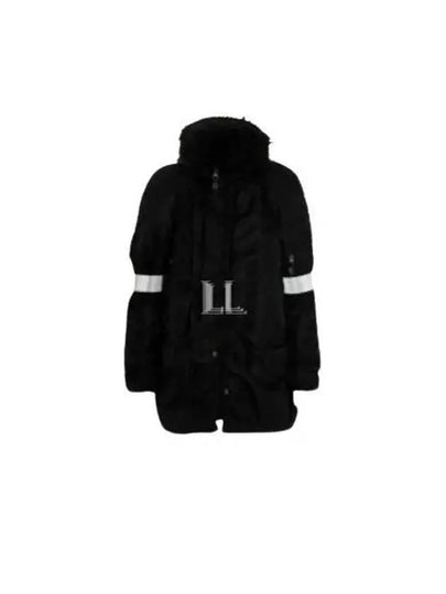 Faux Fur Collar Parka Black - MAISON MARGIELA - BALAAN 2