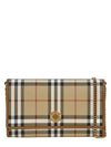 Check Chain Strap Long Wallet Beige - BURBERRY - BALAAN 2