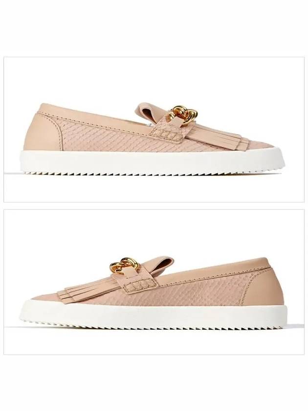 Women's Croc Chain Slip-On Beige - GIUSEPPE ZANOTTI - BALAAN 3