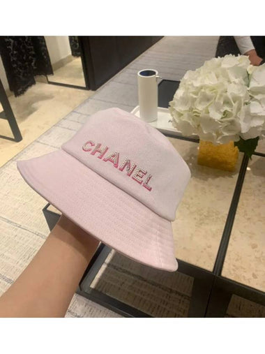 CC logo bucket hat pink hat AA8088 - CHANEL - BALAAN 1