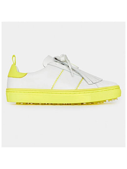 Contrast Accent Kiltie Durf Golf Spikeless Yellow White - G/FORE - BALAAN 2