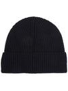 Logo Metropolis Wool Beanie Navy - CP COMPANY - BALAAN 3