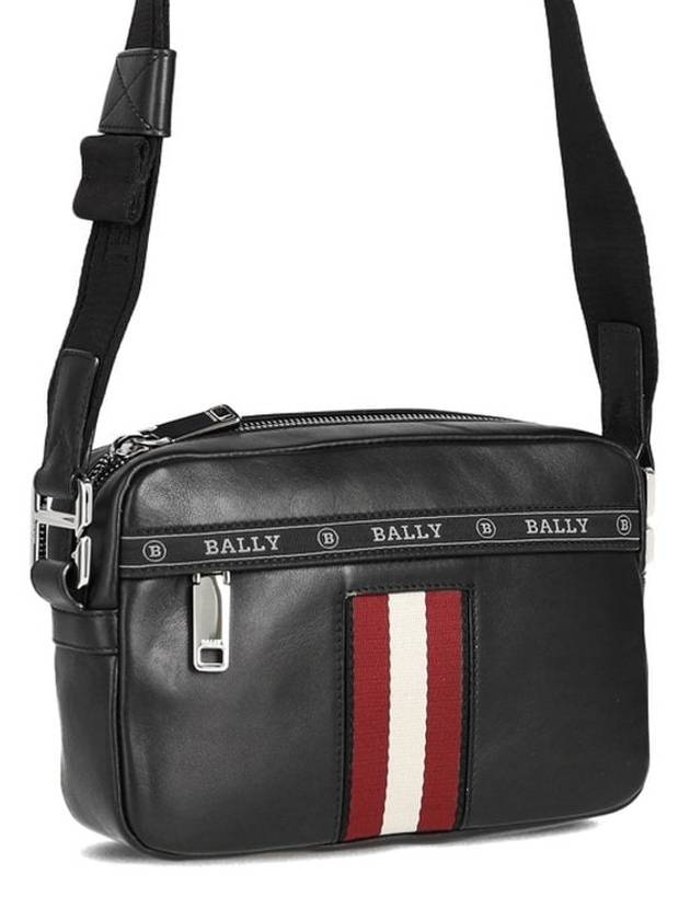 Logo Detailed Zip-Up Shoulder Bag Black - BALLY - BALAAN 2