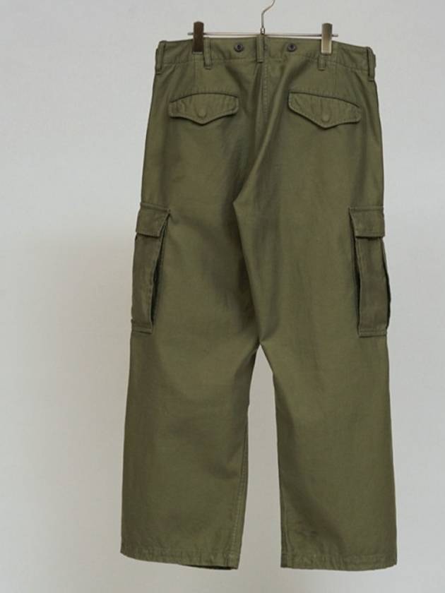 Army Cargo Straight Pants Green - NIGEL CABOURN - BALAAN 3