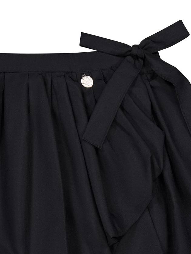 BALLOON MINI WRAP SKIRT BLACK - DON’T ASK MY PLAN - BALAAN 3