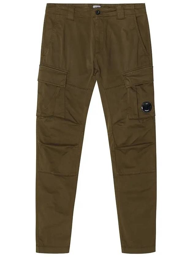 Stretch Sateen Cargo Lens Straight Pants Green - CP COMPANY - BALAAN 5