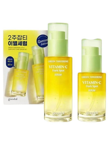 [Goodal] Green Tangerine Vita C Dark Spot Care Serum 40ml+20ml Set - GOODAL - BALAAN 1