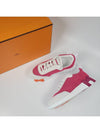 Bouncing Mesh Low Top Sneakers Rose Vinicunca - HERMES - BALAAN 3