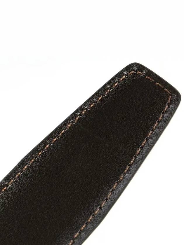 Reversible Leather Belt Black Brown - MONTBLANC - BALAAN 5