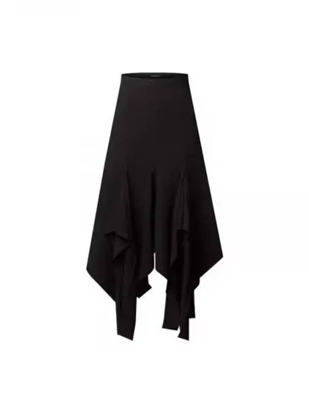 Wool Crepe Petal Hem Skirt 1AGESV - LOUIS VUITTON - BALAAN 1