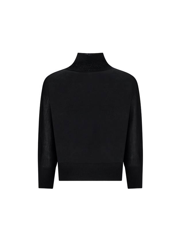 Women's Talea Virgin Wool Turtleneck Black - MAX MARA - BALAAN 3