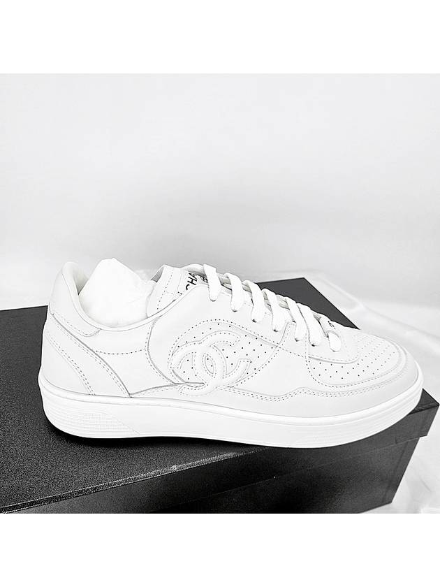 Air Force CC Logo Women s Sneakers White G45079 - CHANEL - BALAAN 3