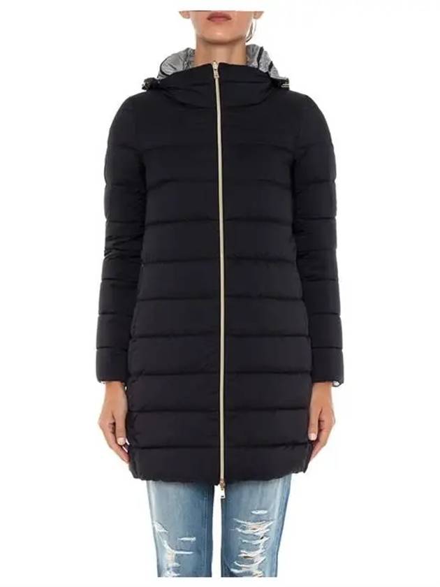 Double-sided down long padded jacket PI0531D black_silver - HERNO - BALAAN 5
