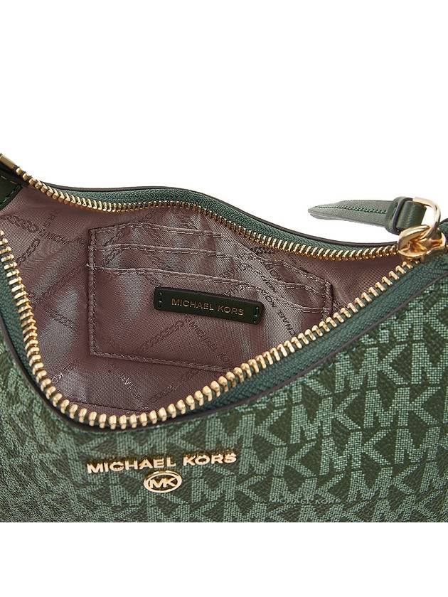 Jet Set Charm Small Nylon Gabardine Shoulder Bag Green - MICHAEL KORS - BALAAN 11