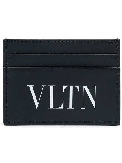 VLTN Logo Card Wallet Black - VALENTINO - BALAAN 2