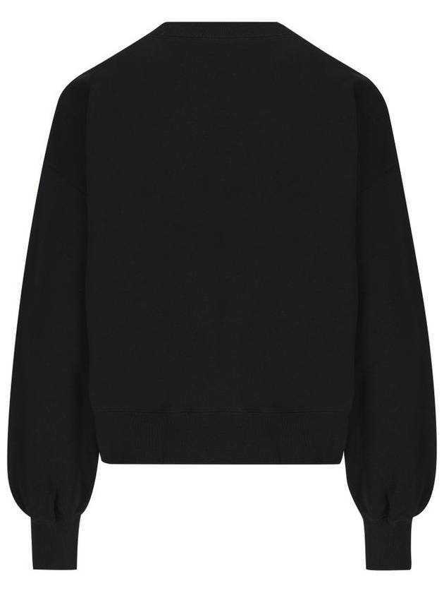 Print Cotton Jersey Sweatshirt Black - GUCCI - BALAAN 3