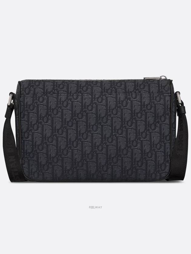 Oblique Jacquard 8 Messenger Bag Black - DIOR - BALAAN 5