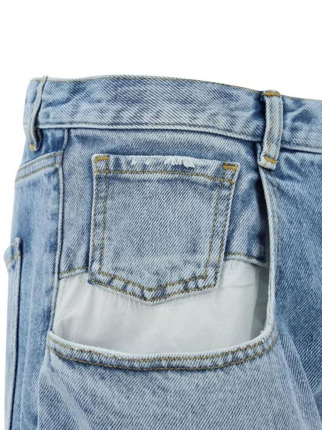 Five Pocket Straight Jeans Blue - MAISON MARGIELA - BALAAN 4