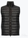 Loom Woven Chambers Recycled Nylon Down TC Vest Black - STONE ISLAND - BALAAN 2