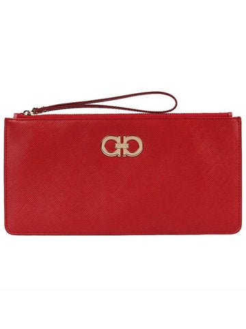 Ferragamo Gancini Clutch Bag 600005 22C230 0600005 - SALVATORE FERRAGAMO - BALAAN 1