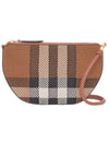 Olympia Check Shoulder Bag Birch Brown - BURBERRY - BALAAN 1