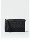 Embossed Logo Zipped Clutch Bag Black - SALVATORE FERRAGAMO - BALAAN 2