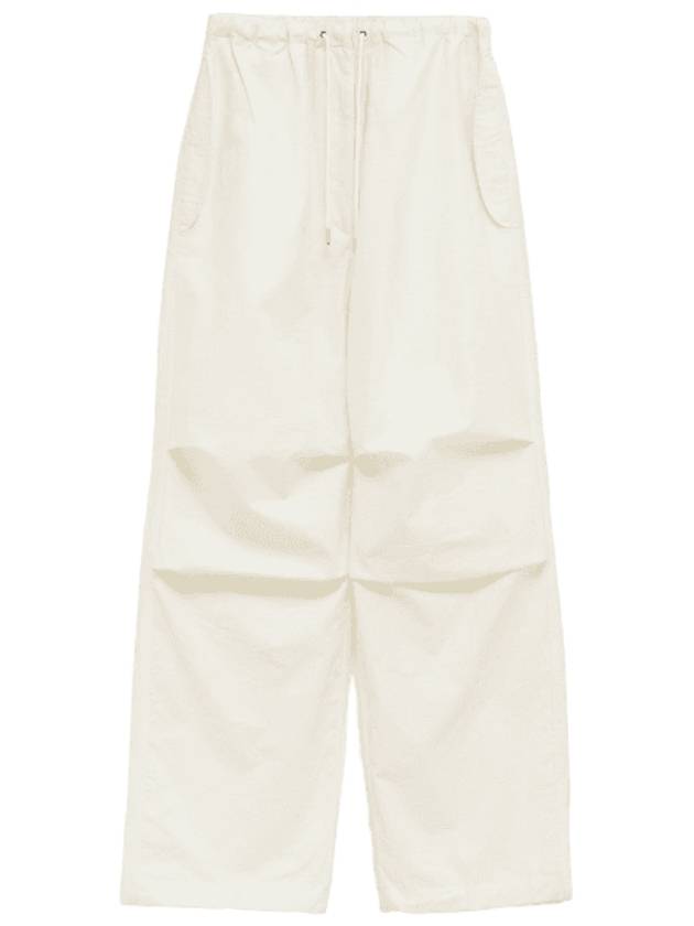 Relaxed fit wide pants white - ACNE STUDIOS - BALAAN 1