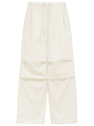 Relaxed fit wide pants white - ACNE STUDIOS - BALAAN 1