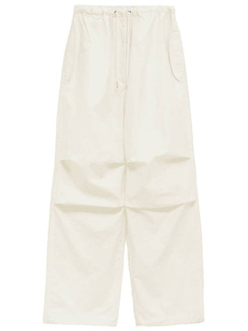 Relaxed fit wide pants white - ACNE STUDIOS - BALAAN 1