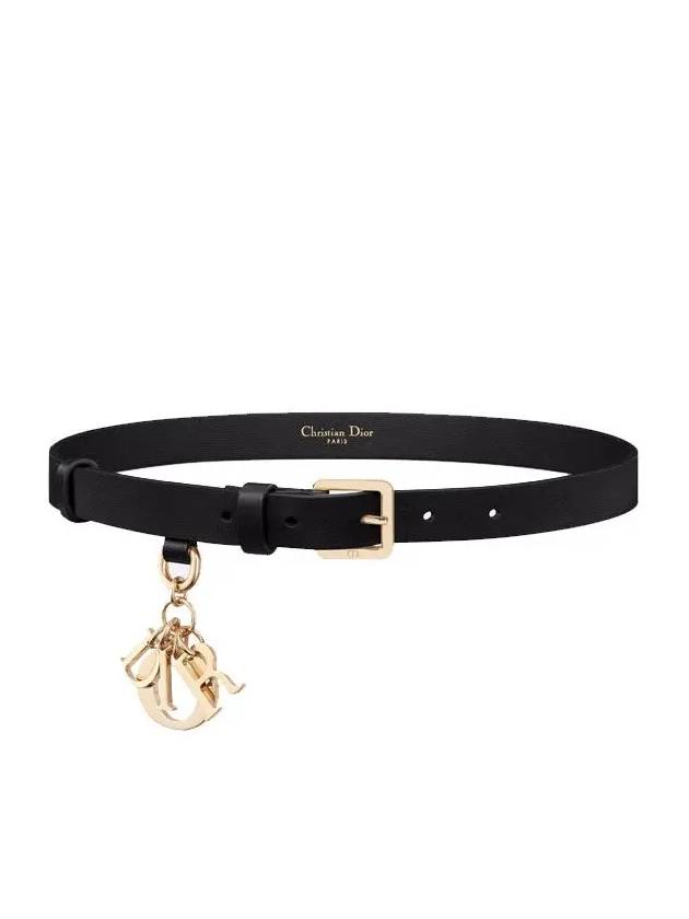 20MM Smooth Calfskin Belt Black - DIOR - BALAAN 3