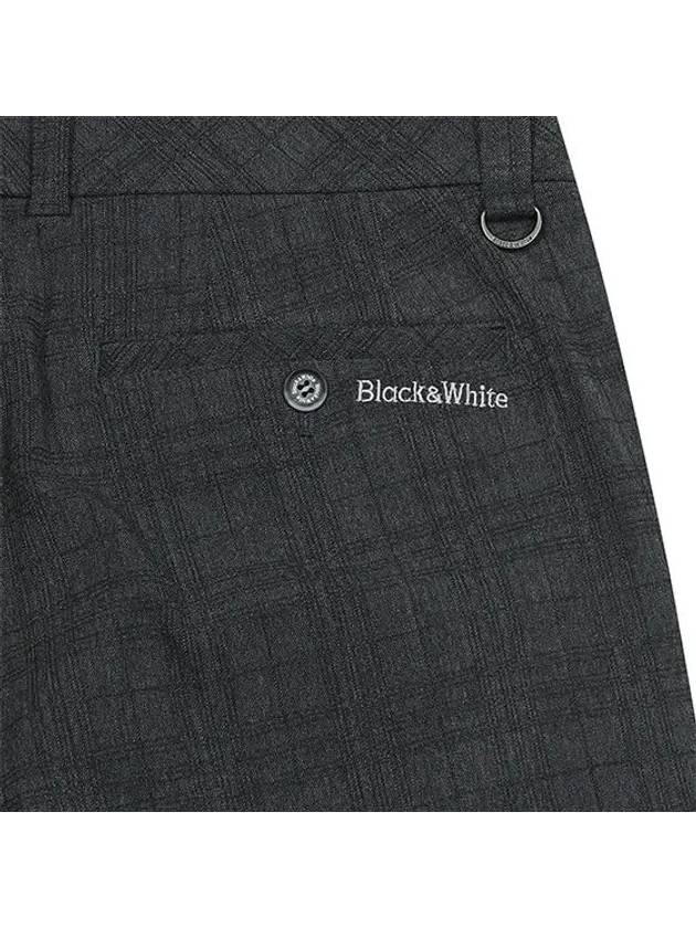 Men s Fall Check Pants 5044GXWP GREY - BLACK&WHITE - BALAAN 4