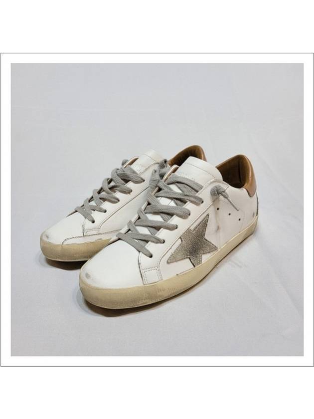 Brown Tab Superstar Classic Low Top Sneakers White - GOLDEN GOOSE - BALAAN 2