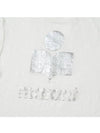 Zwell Logo Print Short Sleeve T-Shirt White - ISABEL MARANT - BALAAN 4