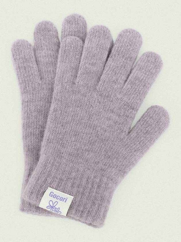 short knit gloves purple - GOCORI - BALAAN 2