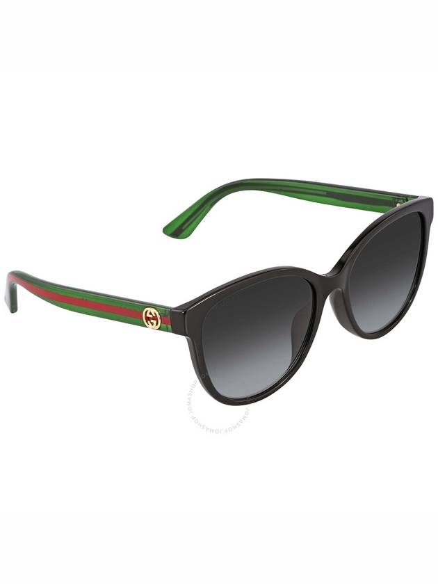 Gucci Grey Cat Eye Ladies Sunglasses GG0703SKN 002 55 - GUCCI - BALAAN 3