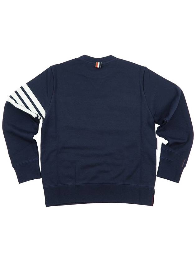 Japanese origin diagonal armband classic sweatshirt navy MJT021 H00535 461 - THOM BROWNE - BALAAN 5