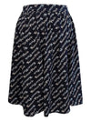 All Logo Print A Line Skirt Navy - KENZO - BALAAN 2