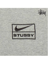 Nike NRG Fleece Crew Neck Dark Gray Heather DO9337 063 - STUSSY - BALAAN 6