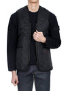 Quilted Waistcoat Zip In Liner Vest Black - BARBOUR - BALAAN 4