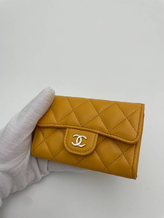 Classic snap card wallet 23A yellow gold AP0214 - CHANEL - BALAAN 5