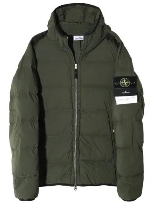 Seamless tunnel nylon down hood blouson men s padded jumper - STONE ISLAND - BALAAN 1