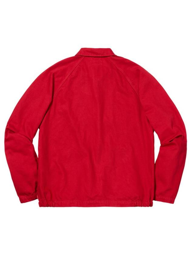 18FW Snap Front Twill Jacket Red SNAP FRONT TWILL JACKET - SUPREME - BALAAN 2