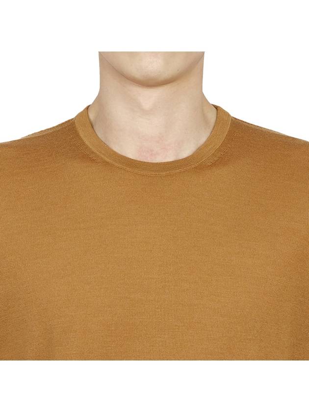 Men's Knit Top Brown - JOHNSTONS OF ELGIN - BALAAN 7