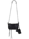 Le Cagole XS Lambskin Flap Cross Bag Black - BALENCIAGA - BALAAN 1