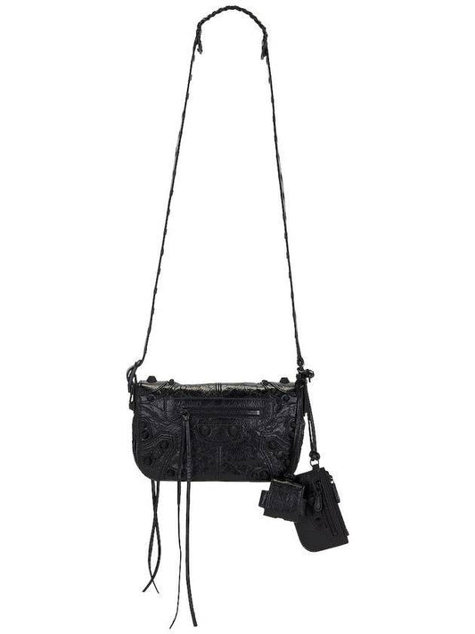 Le Cagole XS Lambskin Flap Cross Bag Black - BALENCIAGA - BALAAN 1