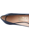 Vara Bow Patent Pumps Oxford Blue - SALVATORE FERRAGAMO - BALAAN 9