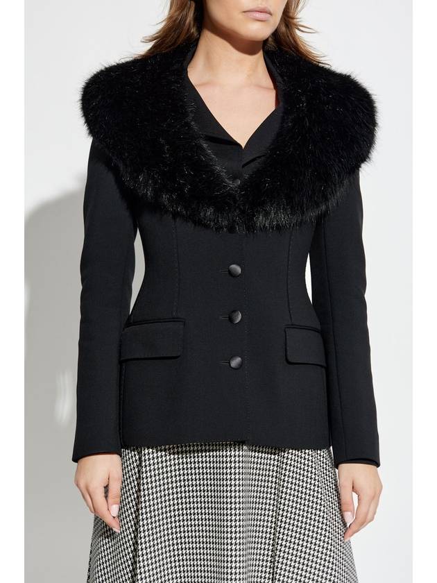 Dolce & Gabbana Wool Jacket, Women's, Black - DOLCE&GABBANA - BALAAN 3